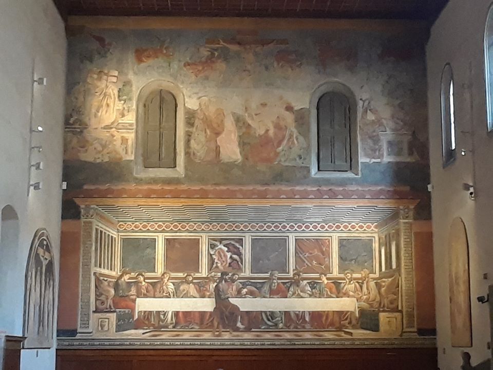 Refectory of the Chiesa di Sant Apollonia - the Last Supper painted in 1447 by Andrea del Castagno (1423-1457)