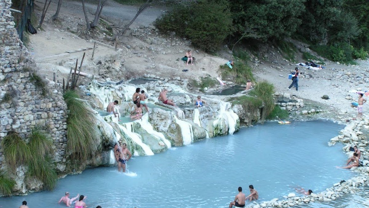 Thermal spring of Bagni di Petriolo