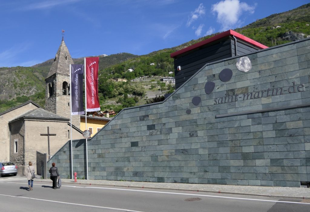 Aosta, megalithic area and medieval church