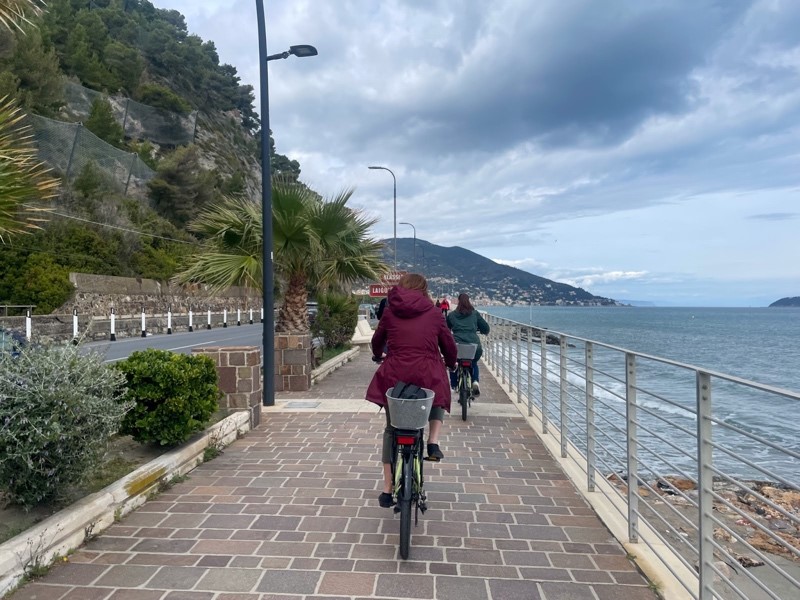 Cycling around Laigueglia